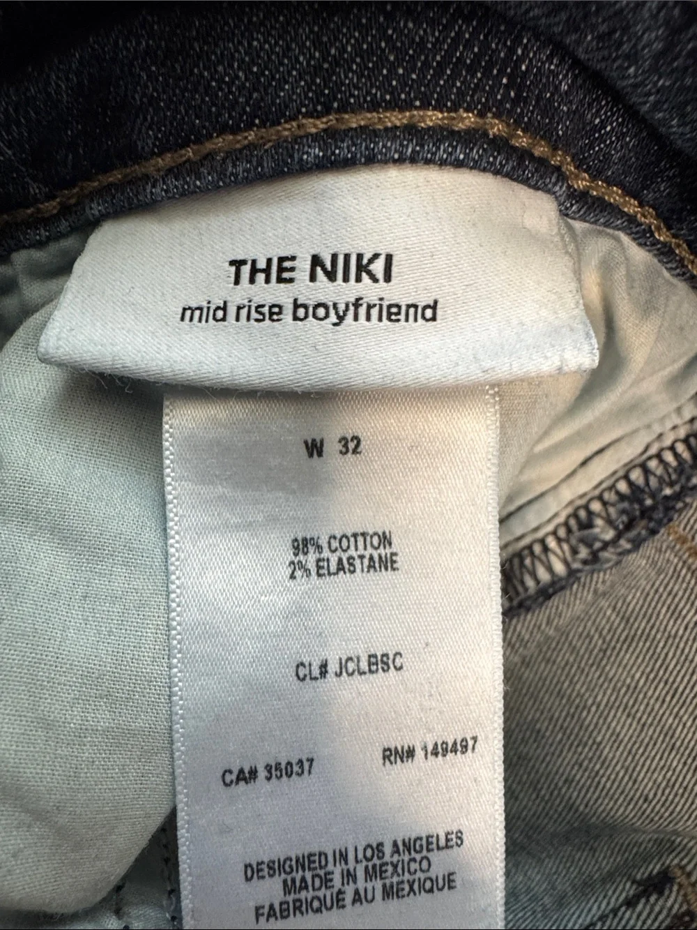 Joes Jeans Mid rise boyfriend - the Niki - Picture 2 of 3